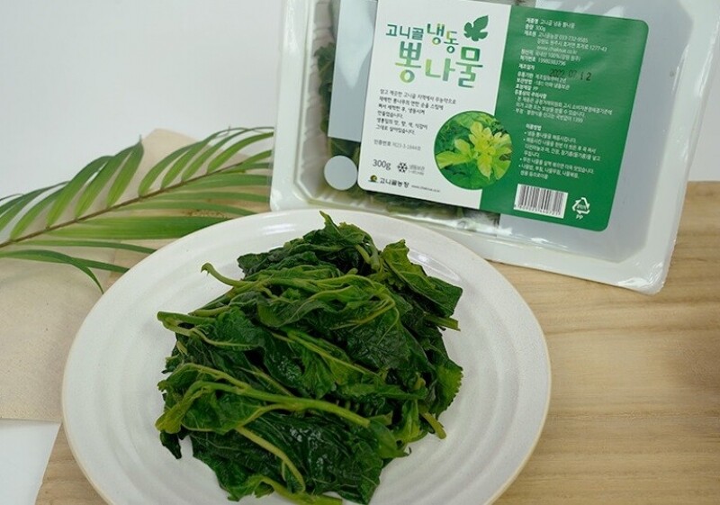 고니골,고니골냉동뽕잎나물